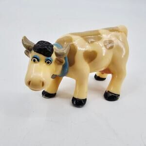 Vintage Sesame Street Farm Barn Cow Plastic Milk Cow Toy Muppets Animal 15